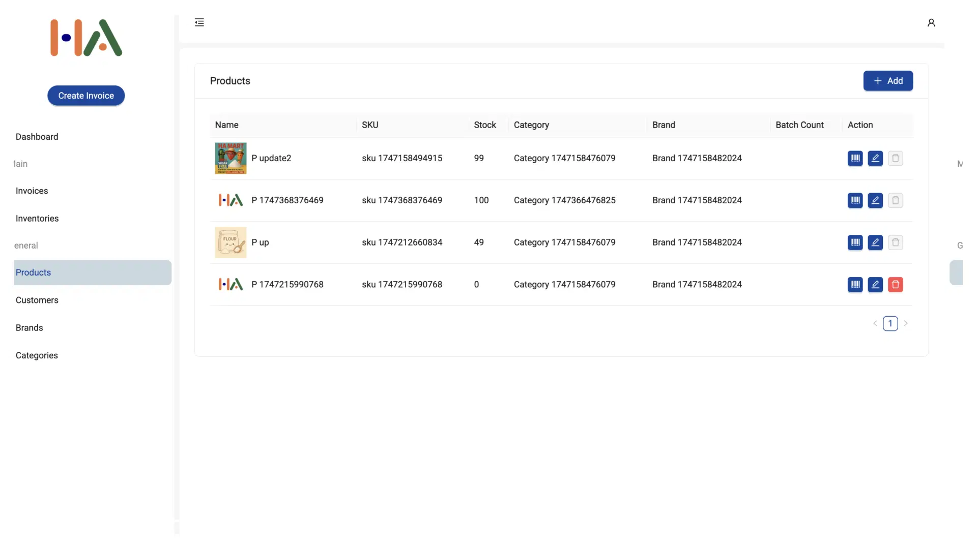 HA Invoice for desktop